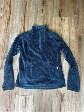 The North Face Navy Women's Half-Zip Fleece Pullover